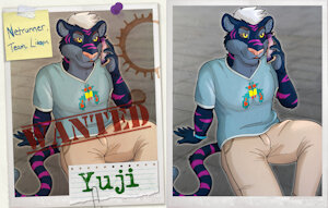 MFF Dossier Badge - Yuji (Tiger) by Gebji