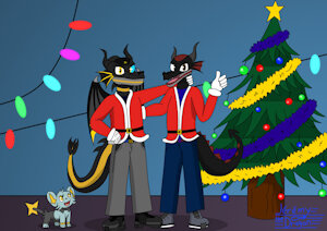 Jeremy and Jerome Merry Christmas by Jeremythedragon