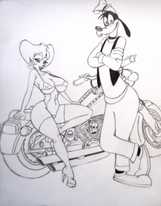 Peg and Goofy by Seeka