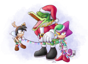 Chaotix Christmas by HotShelter