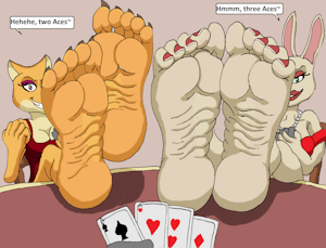 Liar's Bar Footsies by alexiaNBC