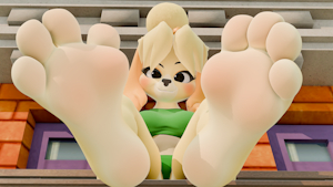 Post-Jog Paws by TwinTails3D