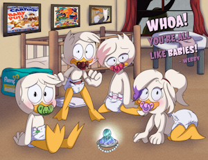 The Diaper Duck Time-Amulet (Commission) by EmperorCharm