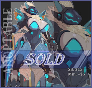 [ADOPTABLE] / Protogen Starblade by Sheecktor