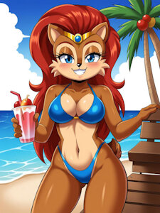 Queen Alicia On The Beach by Foxknightyouko
