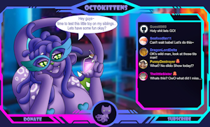 Octokitten's Hyper-Stream Announcment (Challenge-Month) by CottonCaramel