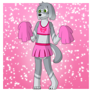 [trade] - Moodytail cheerleading by PonPonTheBonBon