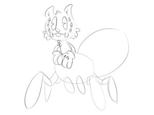 Squirrelspiders are cutetoony by Echoen