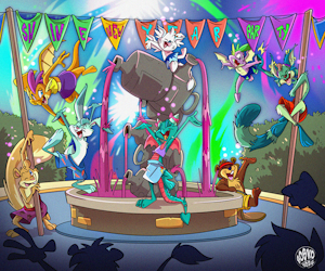 Kahuna New Year Shine Party by Foxlover91