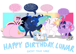 Lunar's Booty Birthday Bash 2025 by LukeWarmLukeArts