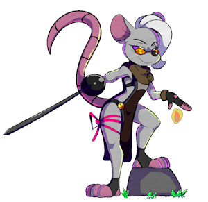 Warrior Mage Rat by PantyRanger