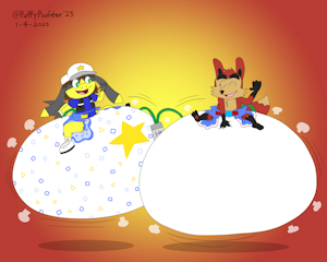 Helium Padding With Kirby! by PinatasNPampers