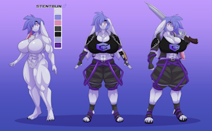 [COMM] StentBun 3.0 Ref Sheet by VellvetFoxie by JustCallMeStent