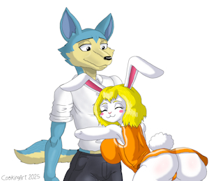 Carrot huggy on Legoshi by cookingbutt86