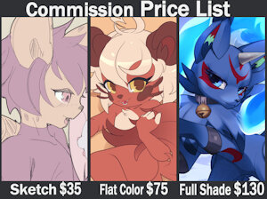 commission price list by Quinto