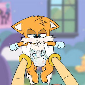 Tails Back in Diapers by MilestheHedgehog