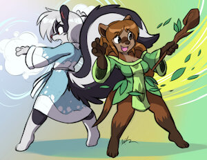 Mage team by awd aka TheMadCatter by ScottySkunk