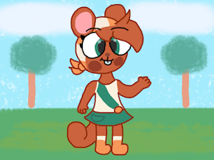 Mitzi the Squirrel by BurstClouds