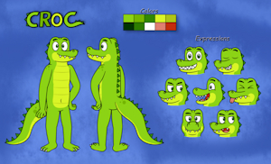 Croc the Crocogator by BearsFlush