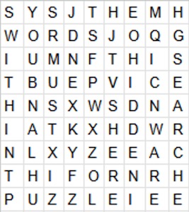 Word Search Haiku by zenoshikage