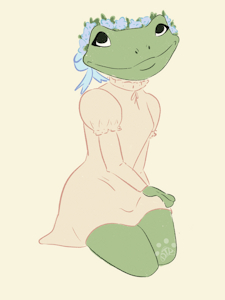 Frog Girl by littl3dipp