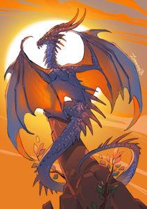 Sunbathing Dragon by Zummeng