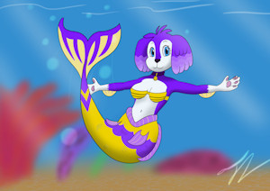 Art fight 2024 - Merpup marina surprise you by CaptScorcher1998