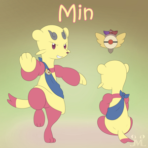 Min the Mienfoo OC by JMLuxro