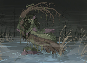 Swamp Mermaid by Zummeng