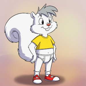 Elemental the Squirrel (Ai Art) by ToonlandianFox2002