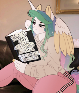 The Struggles of Princess Celestia by Evehly