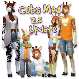 [Sims 4] Cubs Mod 2.3 Update by Brom