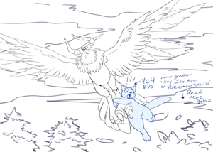 Taking Flight [SFW YCH] by KorayGammamon