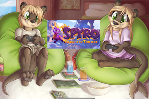 Playing Spyro by AJDurai