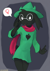 Dark Ralsei ... ? by LlyanaTherasll