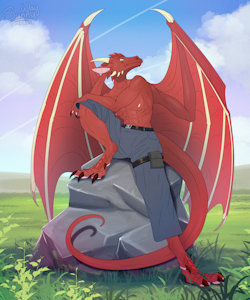 Dreamy dragon | Commission by SunnyWay