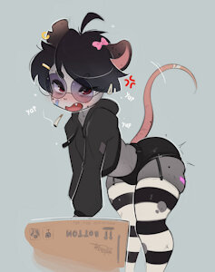 Femboy possum! by weebpossum