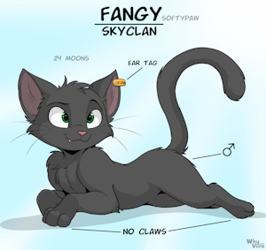 Fangy (OC) - Warriors Cats by WhyVern