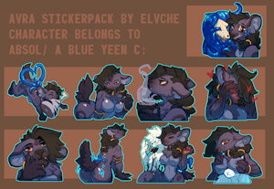 Avra stickerpack by Elvche