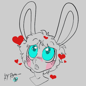 Pretty Basil Bunny PFP by BasilMuse