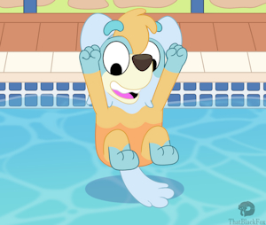 About To Make A Splash by ThatBlackFox