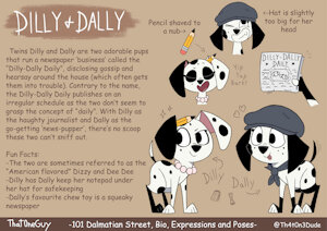 Dilly & Dally Ref Sheet by SlightlyArousedGuy