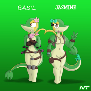 Basil & Jasmine Ajagar by NinjaTreecko