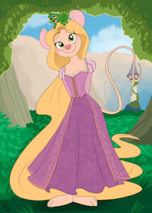 Rapunzel mouse by Fuf