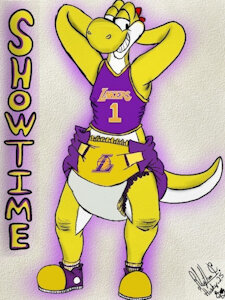 Lakers Dino BY Rhythm by showtimeyoshi