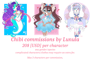 Chibi commissions OPEN by Lunula