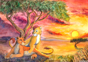 Savanna whispers by FuzzyMaro