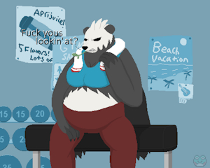 Grumpy Pangoro Mom by AliGoOop