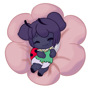 Sleeping Ladybug -By Mouffetter- by DanielMania123