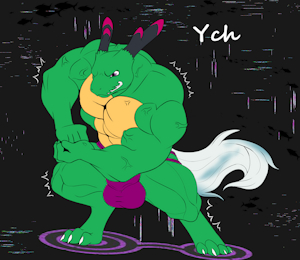 YCH: MUSCLE!!! by Skyeder